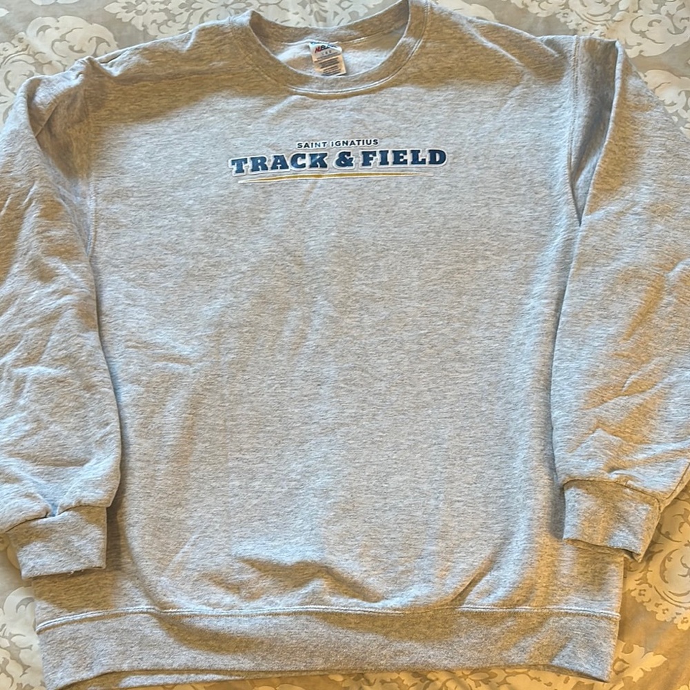 Gray Saint Ignatius Track & Field Sweatshirt